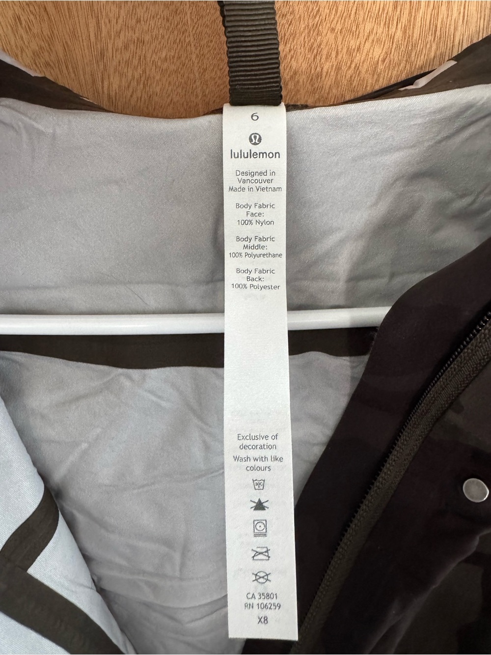 Lululemon rain chaser jacket - Picture 6 of 6
